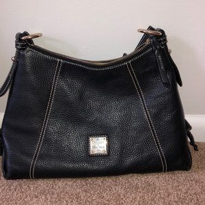 Dooney and Bourke black leather purse